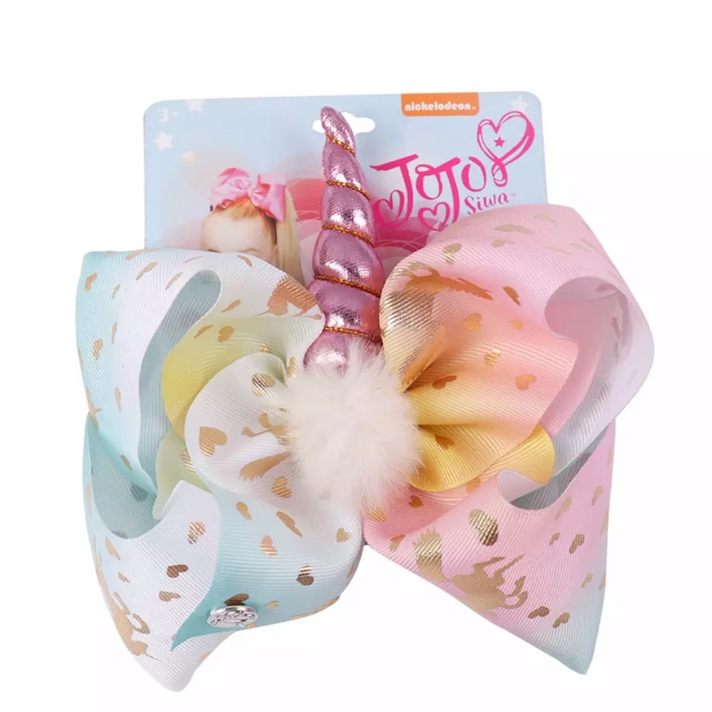 ♦️Coming Soon♦️ Large Unicorn Hair Bows - Picture 2 of 5